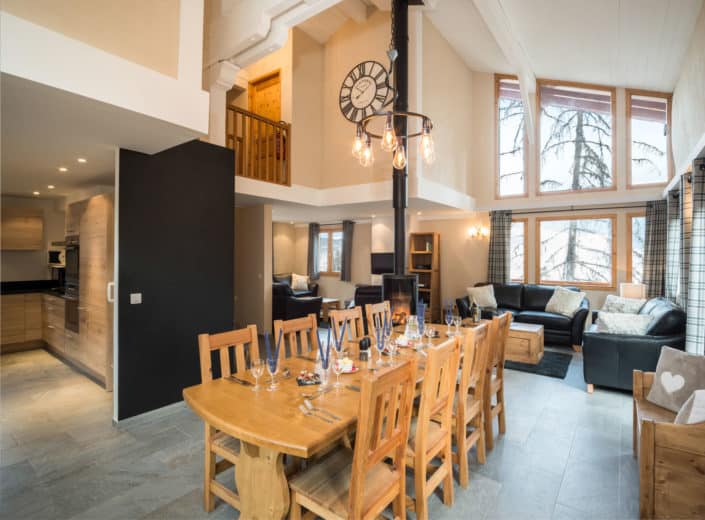 Chalet dining area