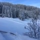 Folyères ski piste in La Tania in the French Alps